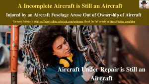 A Incomplete Aircraft is Still an Aircraft