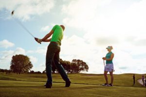 Why do golfers shout fore?