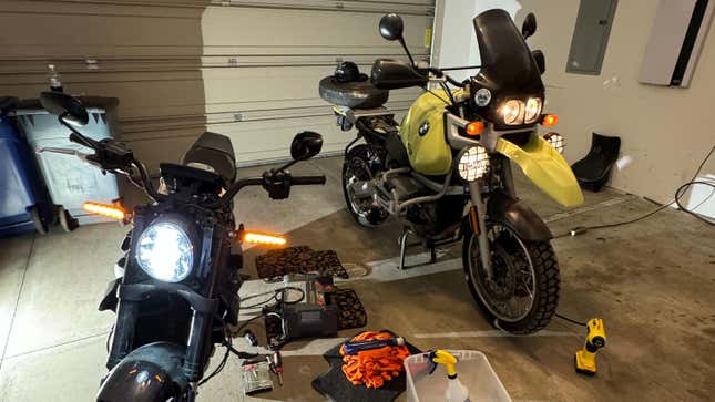 Image for article titled I Didn't Ride My Motorcycles All Winter And Now They're Mad At Me