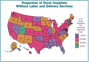 55% of US Rural Hospitals Are No Longer Offer Birthing Services