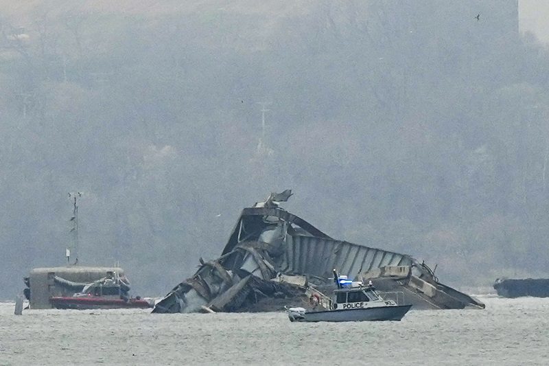 The collapse of the Francis Scott Key Bridge in Baltimore on March 27, 2024