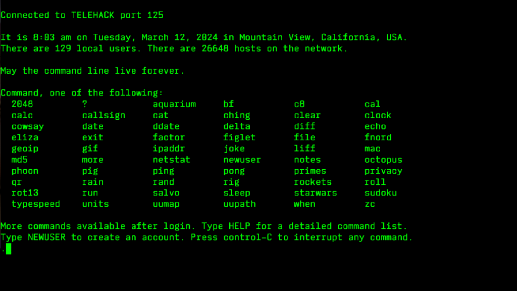 Command Line Hacking Game Telehack Is Full Of NASCAR References