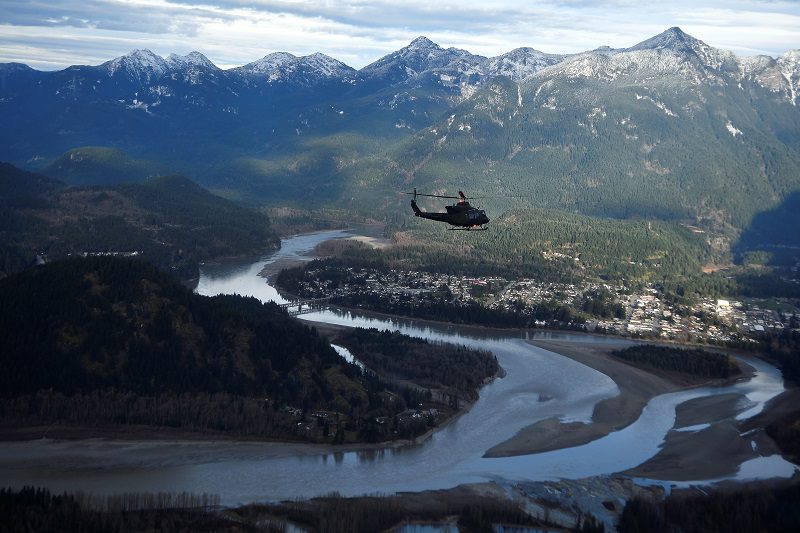 The Fraser Valley in B.C. after flooding on Nov. 21, 2021