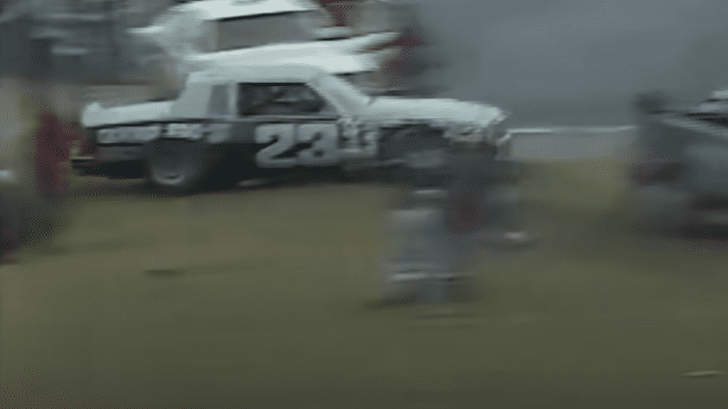 Watch A NASCAR Driver Wreck An Infield Station Wagon At The 1981 Daytona 500