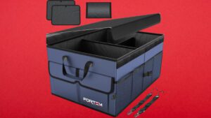 Declutter your car with this highly-rated trunk organizer