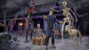Believe it or not, the 12-foot tall Home Depot Halloween skeleton is already on sale