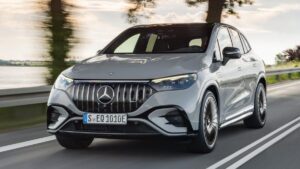 The Mercedes-AMG EQE SUV Still Isn't Fast Enough To Outrun Its Polarizing Styling