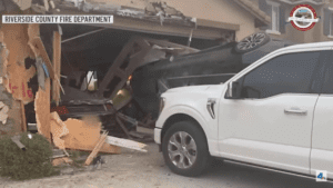 Watch A Car Briefly Serve As A Plane Before Crashing Into House