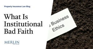 What Is Institutional Bad Faith? Lessons From Mike Abourezk