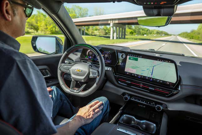 Interior of a Chevrolet Silverado EV RST First Edition