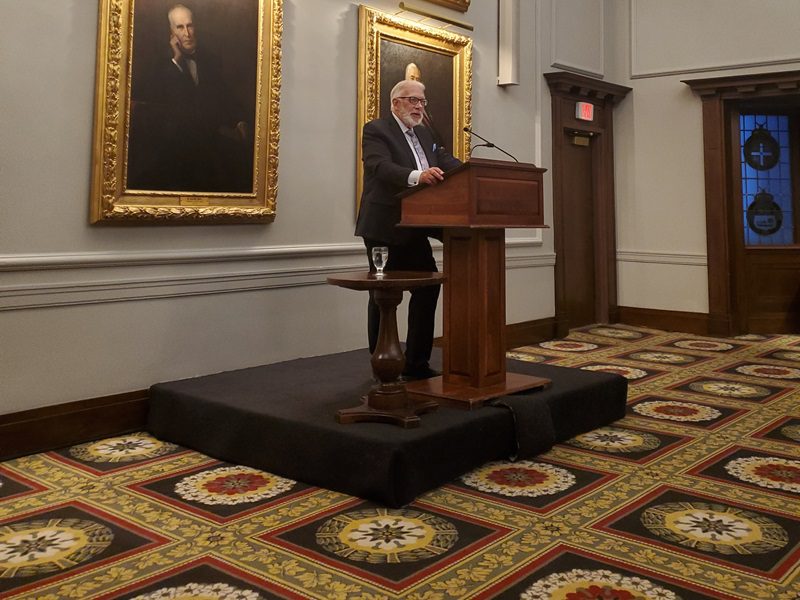 Phil Cook presenting at the 2020 Insurance Industry Trends & Predictions event in downtown Toronto.