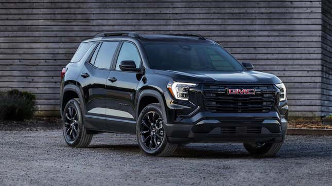 A front 3/4 shot of the new Terrain in black