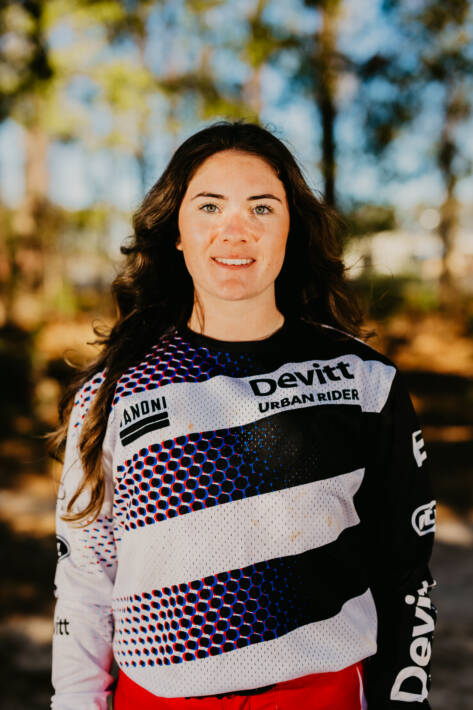 Flat track racing team Skye Adams